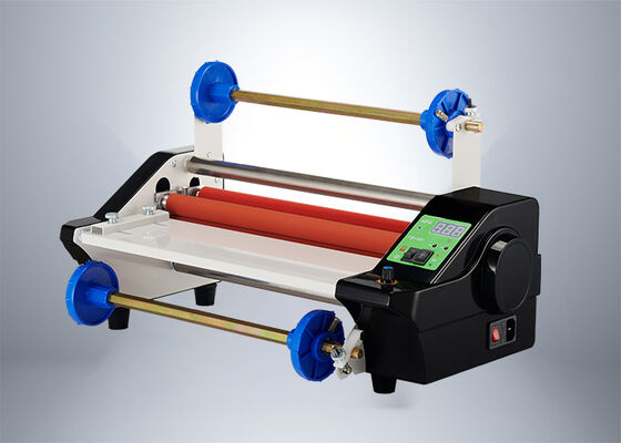 Quality  Efficient Small Format Laminator 5m/min Desktop Laminators For Pouch And Foil Lamination factory