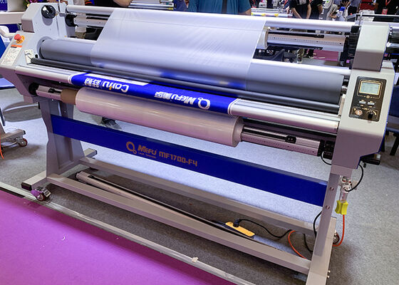 Industrial Roll To Roll Laminator Top Heated Pneumatic Laminator 60 Inch