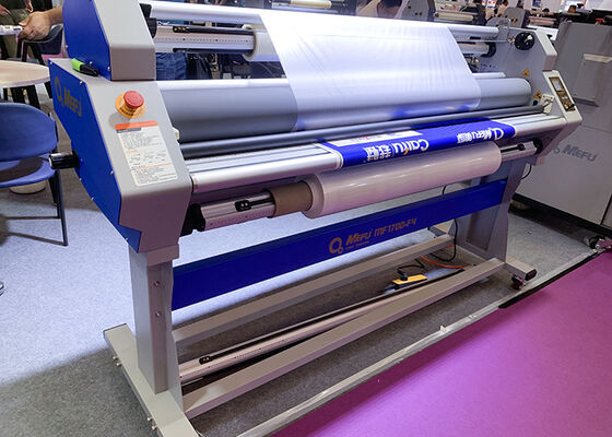Industrial Roll To Roll Laminator Top Heated Pneumatic Laminator 60 Inch