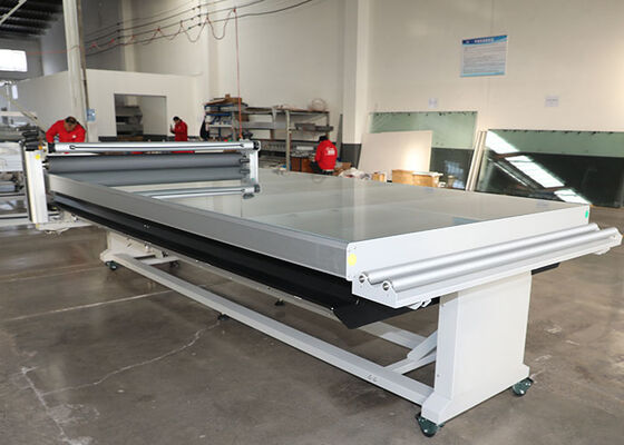 2.5kW Flatbed Applicator Table Adjustable Angle Bubble Free Application Table Customizable Design