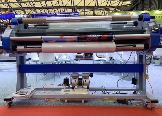 220V / 50Hz Hot Roll Laminator Digital Control Panel Professional Lamination Machine
