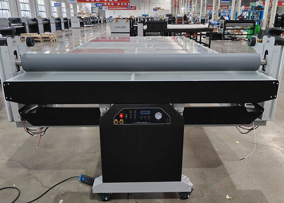 Pneumatic Control Flatbed Applicator Table 220V Vinyl Application Roller Table Versatile