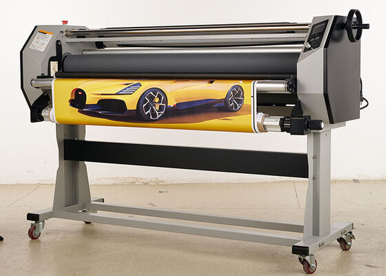 Static Free Wide Format Laminator Seamless Signage Laminator 2.5kw