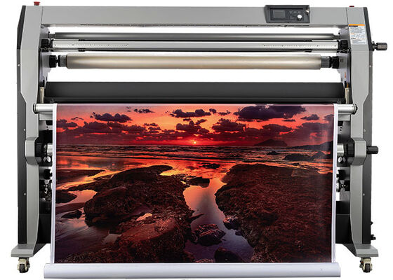 Adjustable Temperature Commercial Laminators 64 Inches Double Sided Laminating Machine