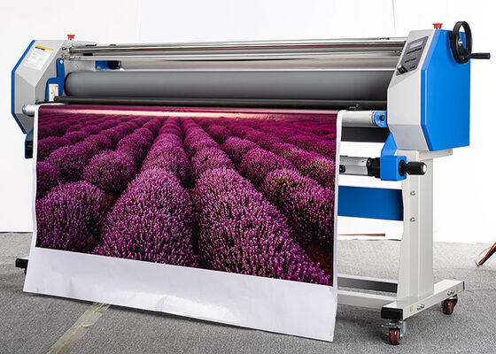 Adjustable Temperature Manual Laminating Machine 63 Inch Hot Roller Machine