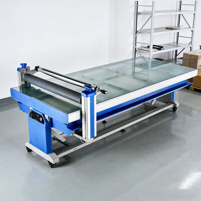 Flatbed Laminator For Sign And Graphic Offering Pneumatic Pressure Adjustment, Enabling Easy Control Over Lamination Pressure Settings