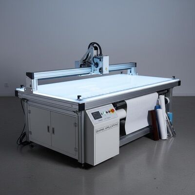 Sign Making And Graphics Industry LED illuminated flatbed applicator featuring powersupply 110V 220V suitable for various graphic applications