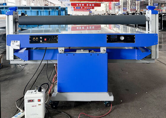 Pneumatic Height Adjustable Customized Flatbed Applicator | Large Format Application Table, Max. 60°C