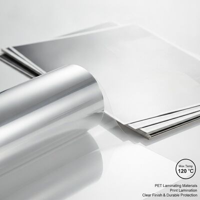 PET Laminating Materials Print Lamination Ensuring Clear Finish and Durable Protection with Max Temp 120 Degrees Celsius